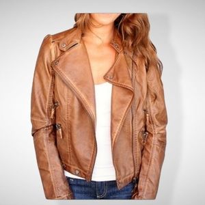 BLU PEPPER faux leather jacket